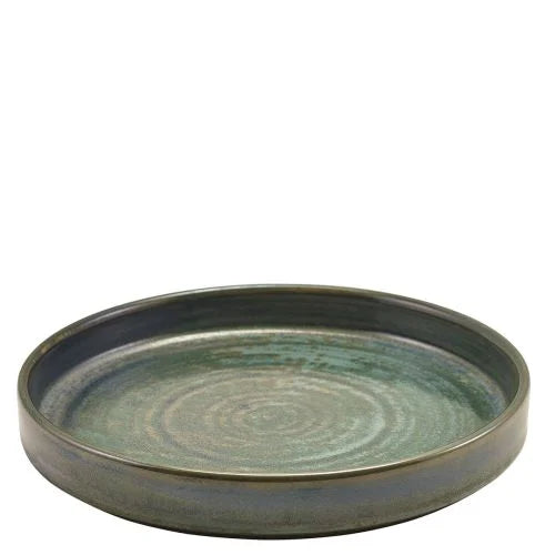 GenWare Terra Porcelain Aqua Green Presentation Plate 21cm Case Size 6