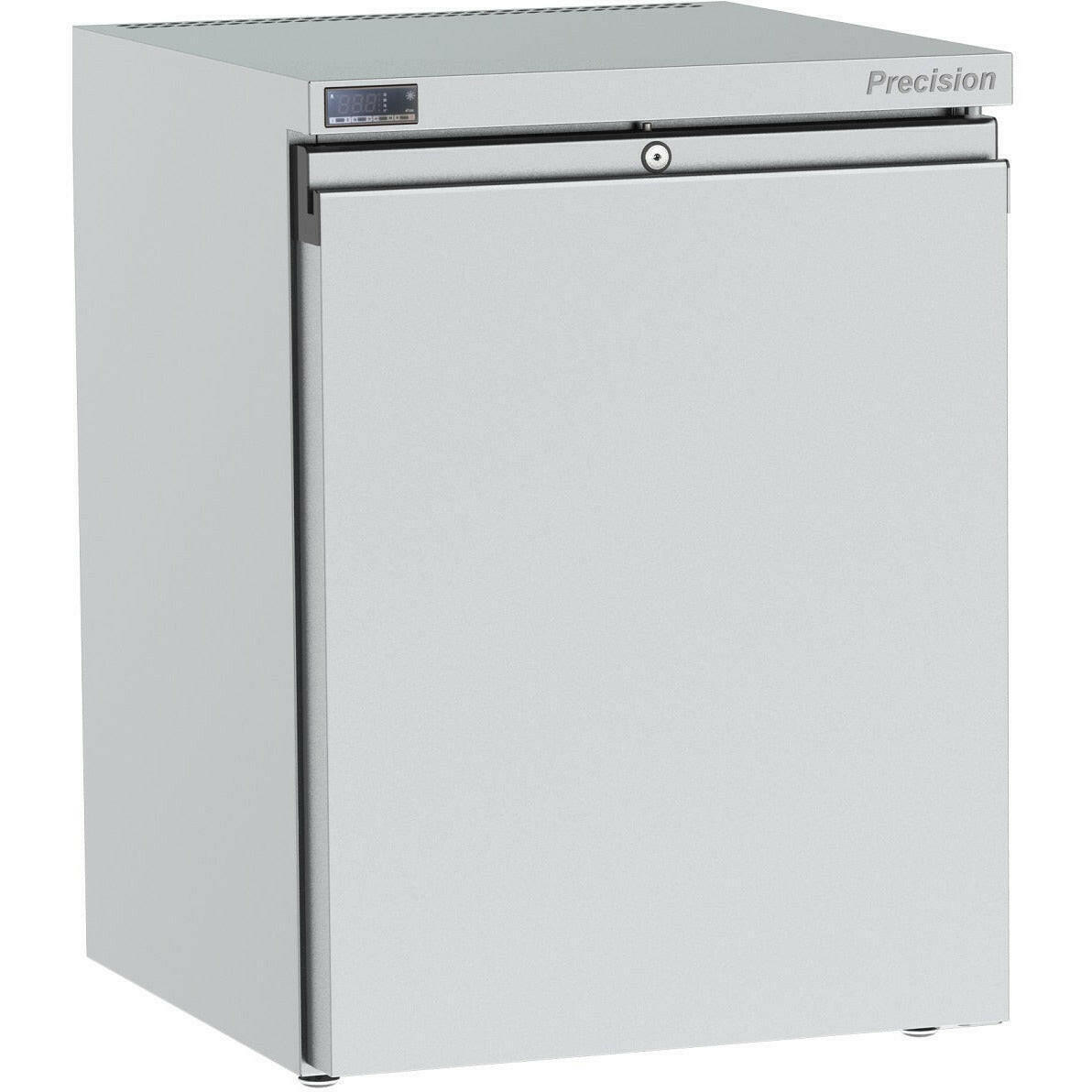 Precision HPU 150 Stainless Steel Single Door Undercounter Fridge 150 Litres