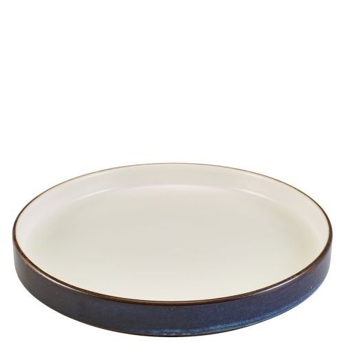 GenWare Terra Porcelain Aqua Blue Two Tone Presentation Plate 18cm Case Size 6