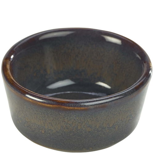 GenWare Terra Stoneware Rustic Blue Ramekin 6.5cm/45ml Case Size 12