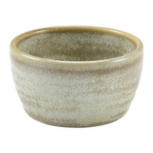 Genware Terra Porcelain Matt Grey Ramekin 7cl/2.5oz Case Size 12