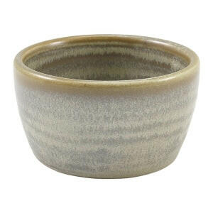 Genware Terra Porcelain Matt Grey Ramekin 13cl/4.5oz Case Size 12