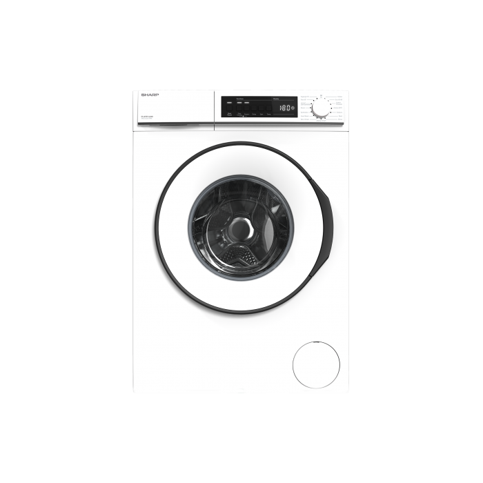 Sharp ES-NFB9141WD-EN Freestanding Washing Machine 1400 Spin 9Kg White D Rated