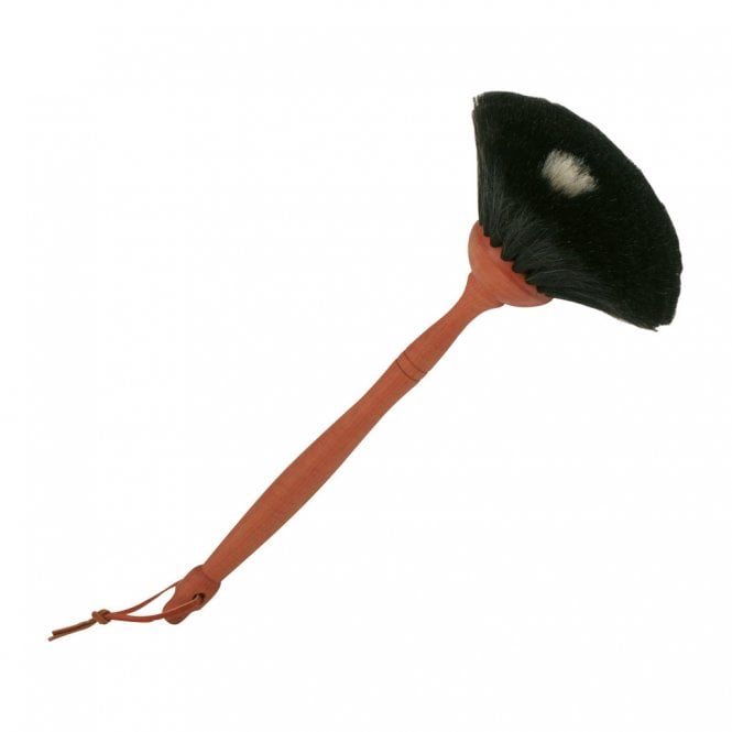 Oiled Pearwood Black Goat Hair Dust Brush