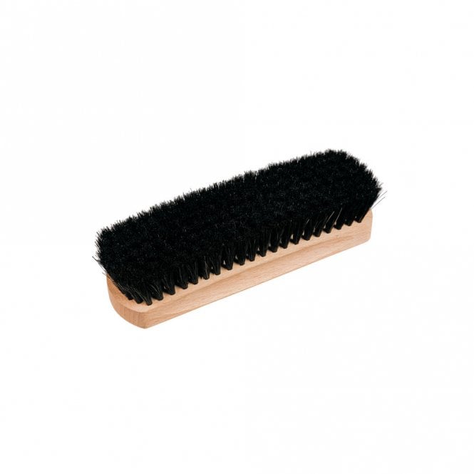 Untreated Beechwood Shoe Shine Dark Horsehair Brush