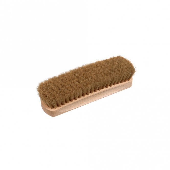 Untreated Beechwood Shoe Shine Light Horsehair Brush