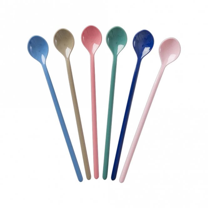 A New York Minute Melamine Latte Spoons Set of 6