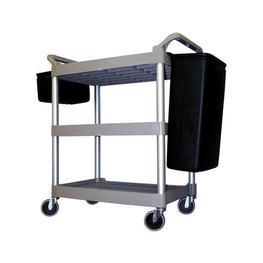 Rubbermaid Utility Trolley 3 Tier Platinum Frame