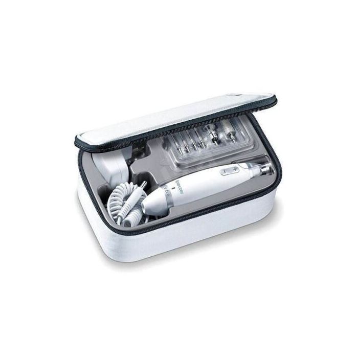 Beurer MP62 Manicure Pedicure Set With 10 High-Quality Attachments & LED Light