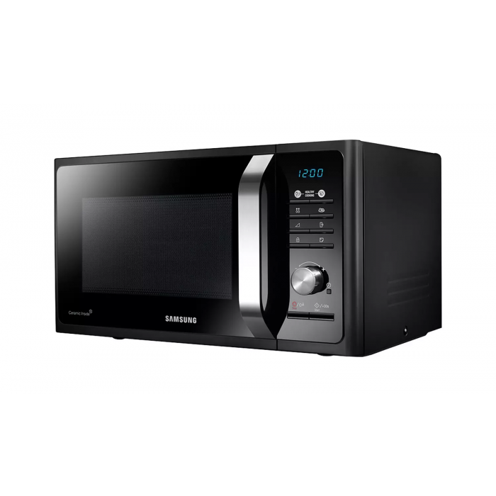 Samsung MS23F301TFK 800w Solo Microwave Oven with Defrost Option 23L Black