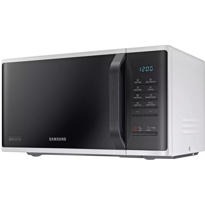 Samsung MS23K3513AW 800w Compact Microwave Oven with ECO Mode 23L - White