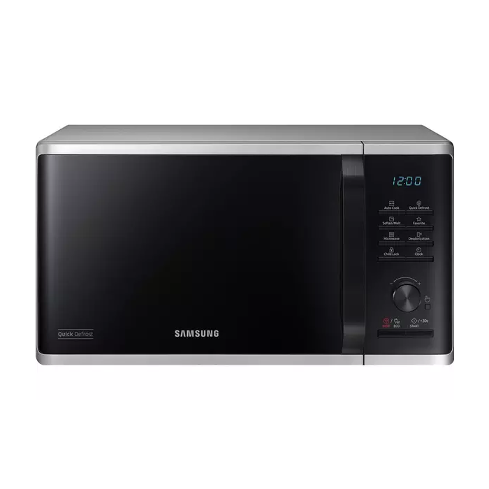 Samsung MS23K3515AS Microwave Oven Digital 23L 800w Solo Quick Defrost Silver