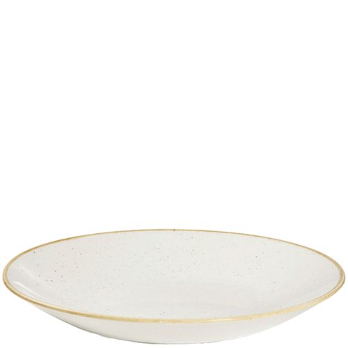 Churchill Stonecast Barley White Deep Coupe Plate 22.5cm Case Size 12
