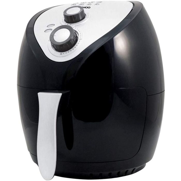 Daewoo SDA1553 NEW Healthy Living 3.6L Oil Free Air Fryer 1400W Black & Silver