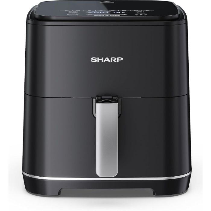 SHARP AF-GS552AE-B Hot Air Fryer Digital Control & 8 Programmes 5.5L 1650W Black