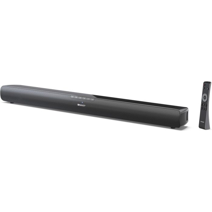 SHARP HT-SB100K 2.0 Soundbar with Bluetooth 5.1 Wireless Streaming Glossy Black
