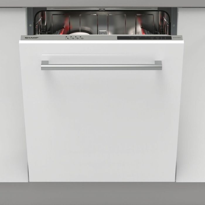 Sharp QW-NI13I49EX-EN Integrated Dishwasher Full Size 13 Place E Rated Silver