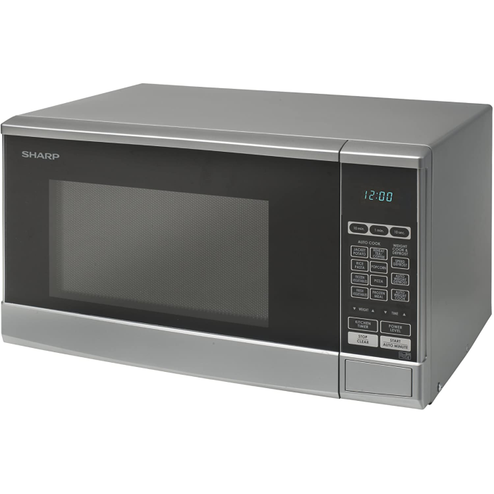 Sharp R270SLM BRANDNEW 800w Microwave Oven Touch Control Freestanding 20L Silver