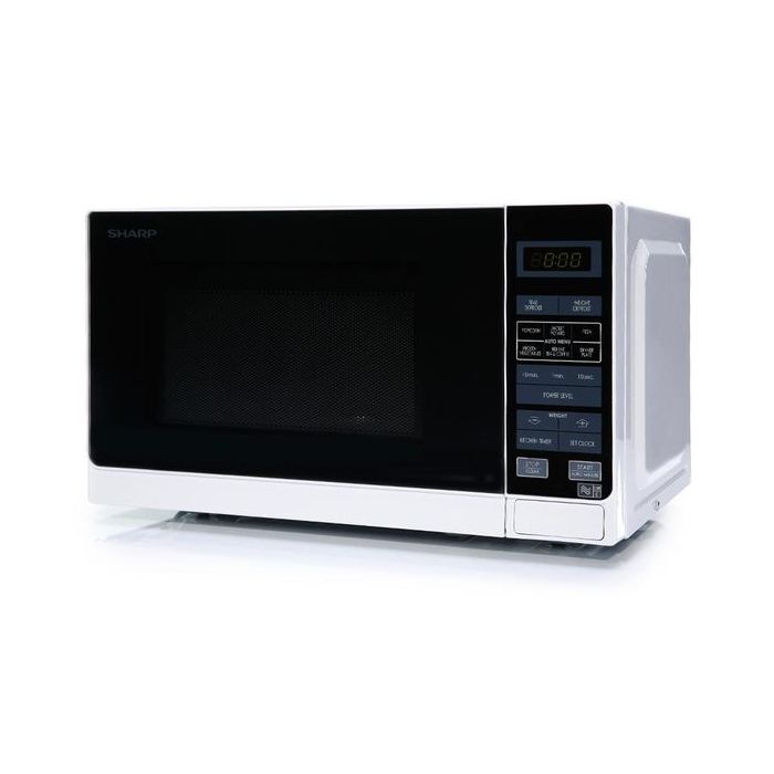 SHARP R272WM NEW Compact 20L 800W Digital Control Freestanding Microwave Oven