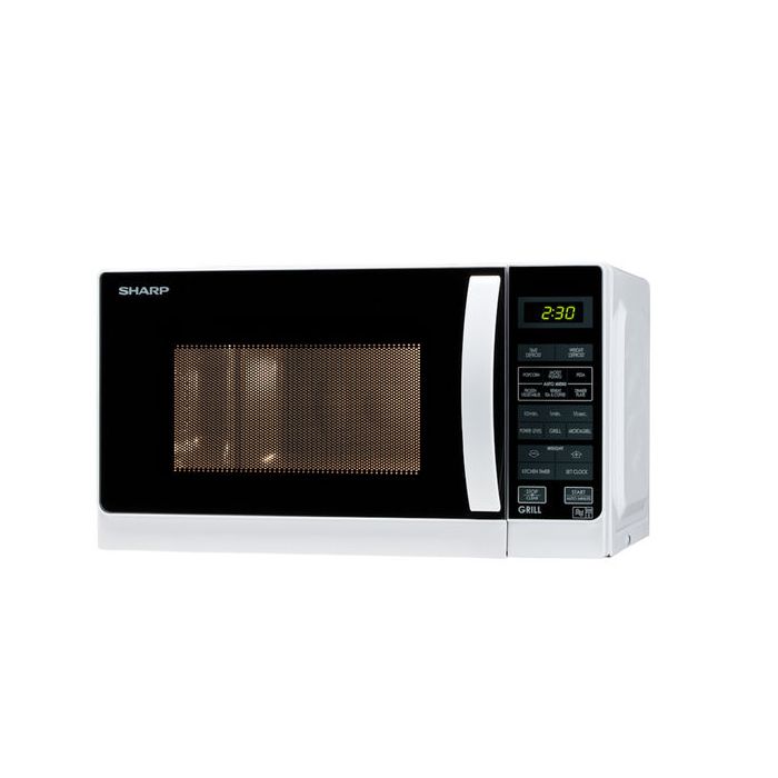 Sharp R662WM 800W 20L 6 Auto Programs Digital Control Microwave Oven & Grill