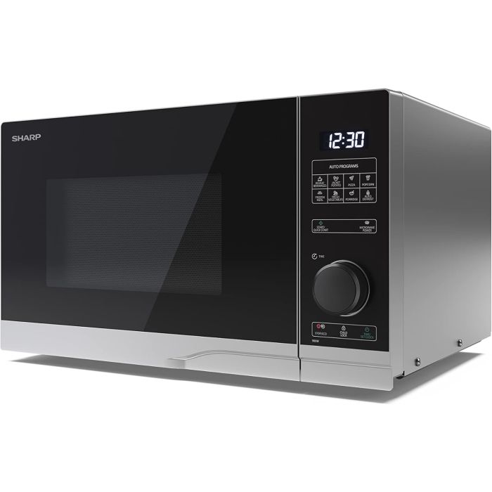 SHARP YC-PS234AU-S Digital Microwave Oven ECO Mode LED Light 23L 900W Silver