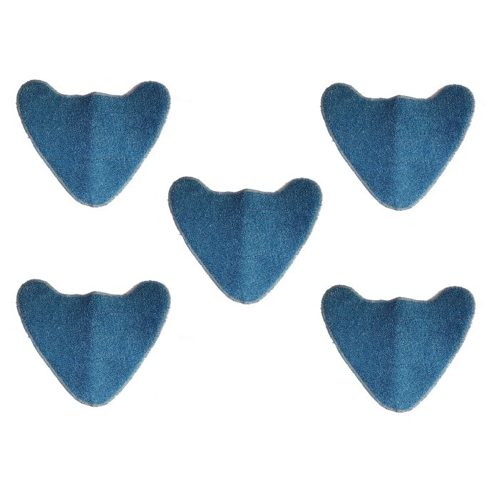 5x Vax Genuine S2S / S2ST Steam Mop Microfibre Velcro Floor Pads 1-1-131448-00