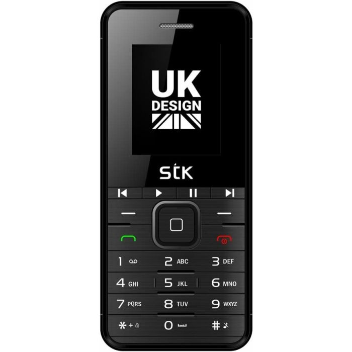 STK M Phone Black NEW 1.77" 32MB Unlocked & SIM Free Phone Bluetooth & FM Radio