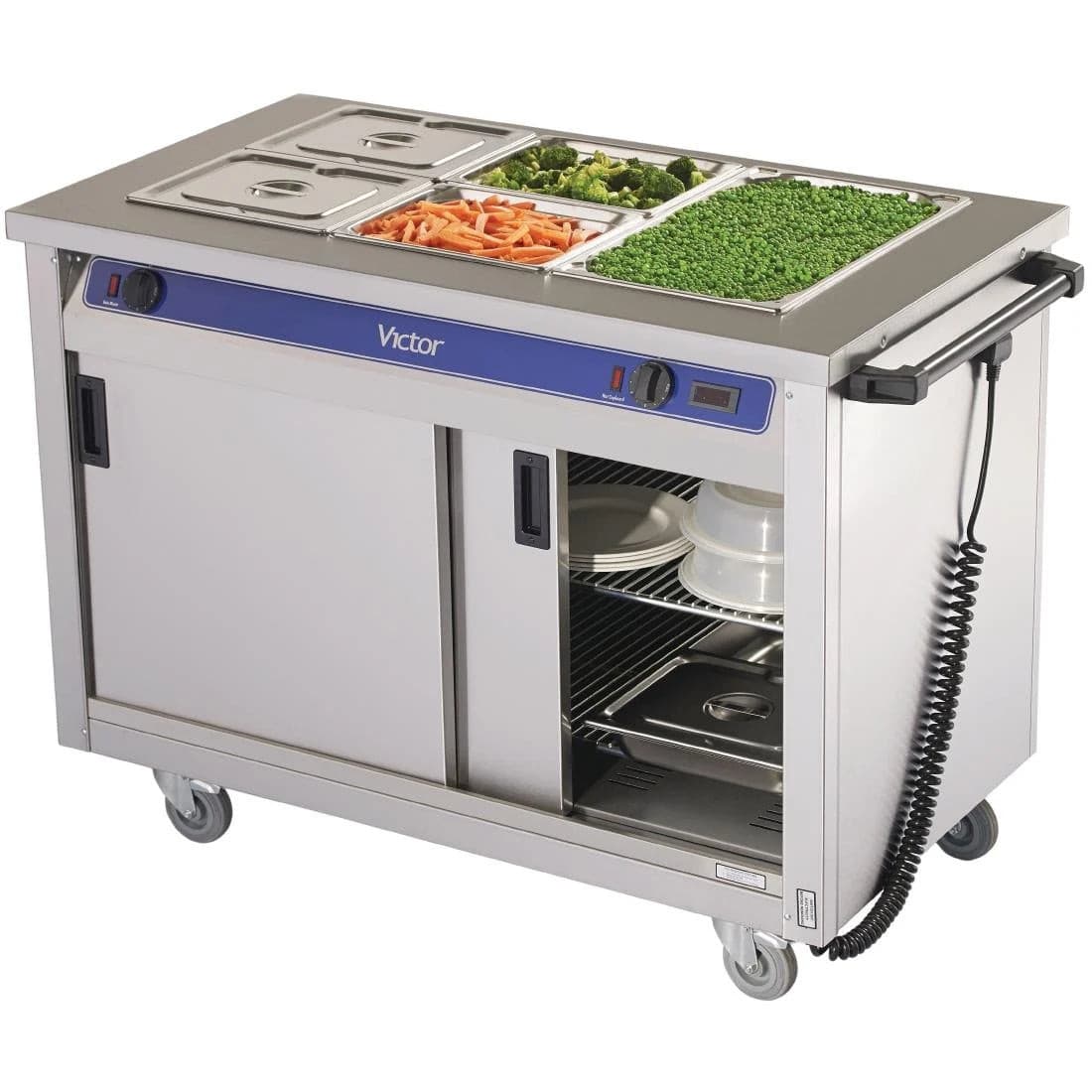 Victor BM30MS Mobile Servery Hot Cupboard & Bain Marie