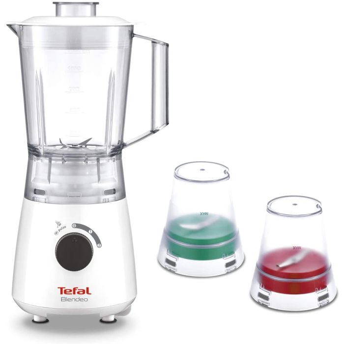 Tefal BL2A3142 Jug Blender with 2 Speeds & Pulse Blendeo 1.5L 400W White