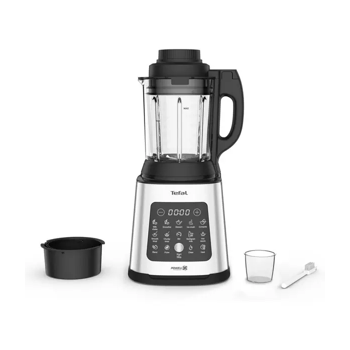 Tefal BL83SD65 NEW Glass Jug Blender Perfectmix Cook 1.75L 1400w Silver & Black