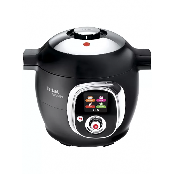 Tefal CY701840 4-in-1 Multi Cooker Cook4me Smart Pressure Cooker 1300w 6L Black