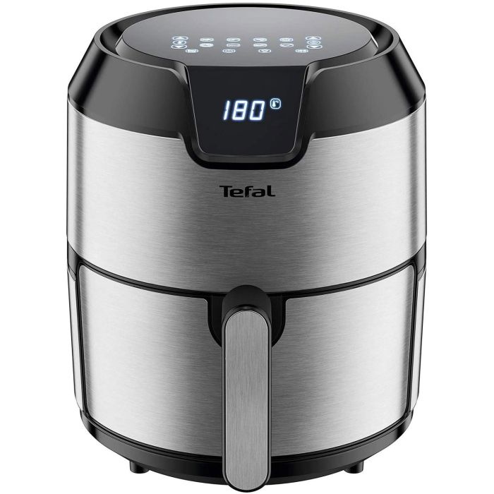 Tefal EY401D40 Air Fryer Easy Fry Digital Deluxe 1500w - Stainless Steel & Black