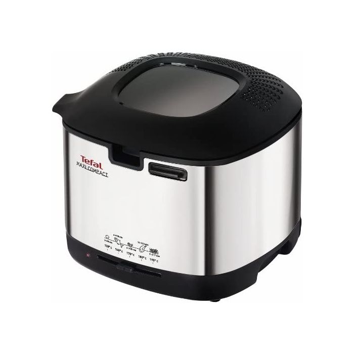 Tefal FF105615 Deep Fat Fryer Maxi-Compact Fryer 1Kg Food Capacity Silver