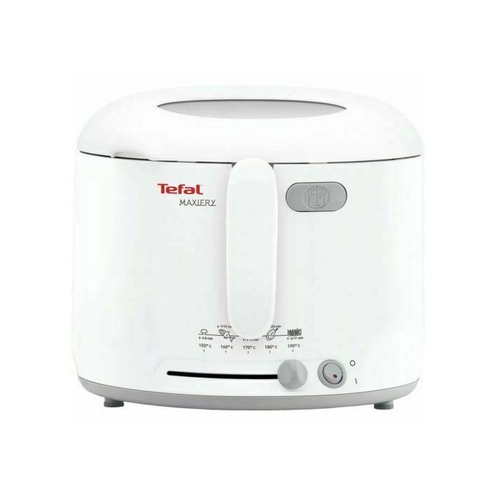 Tefal FF123140 NEW Deep Fryer Compact Maxi Fry with Thermostat 1Kg 1600W - White