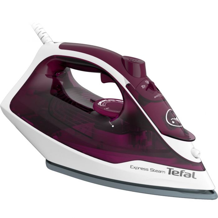 Tefal FV2835E0 Steam Iron Express Steam Vertical Steam 2400w 0.27L Purple