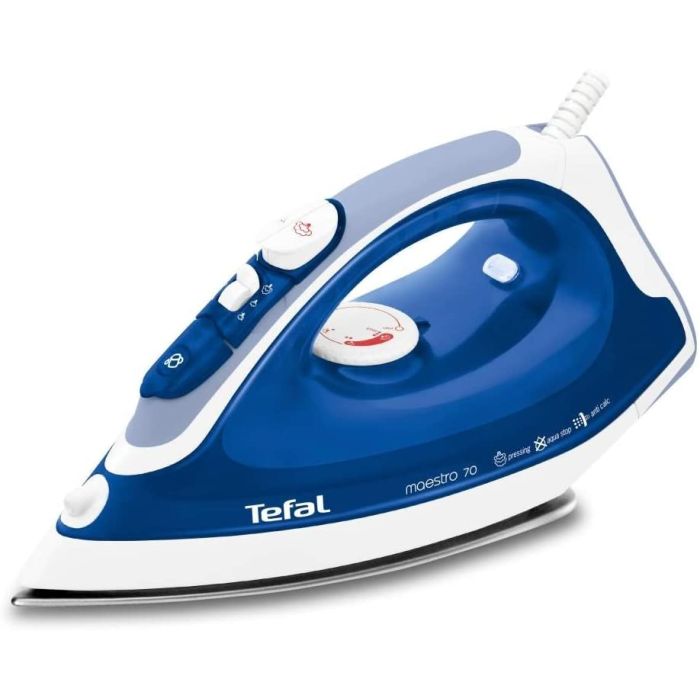Tefal FV3770G0 Steam Iron Maestro with Vertical Steaming 0.3L 2300W Blue