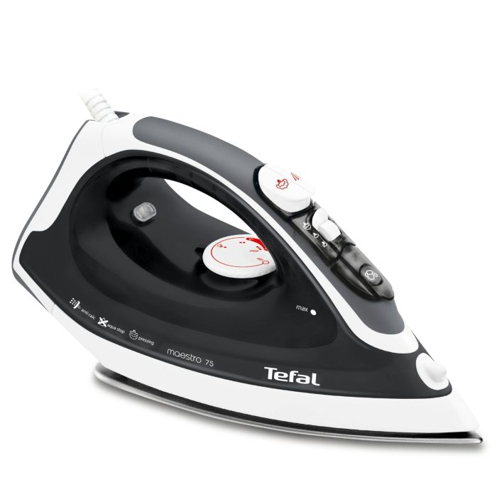 Tefal FV3775G0 NEW Steam Iron with Ceramic Soleplate 2300w 0.3L Black & White