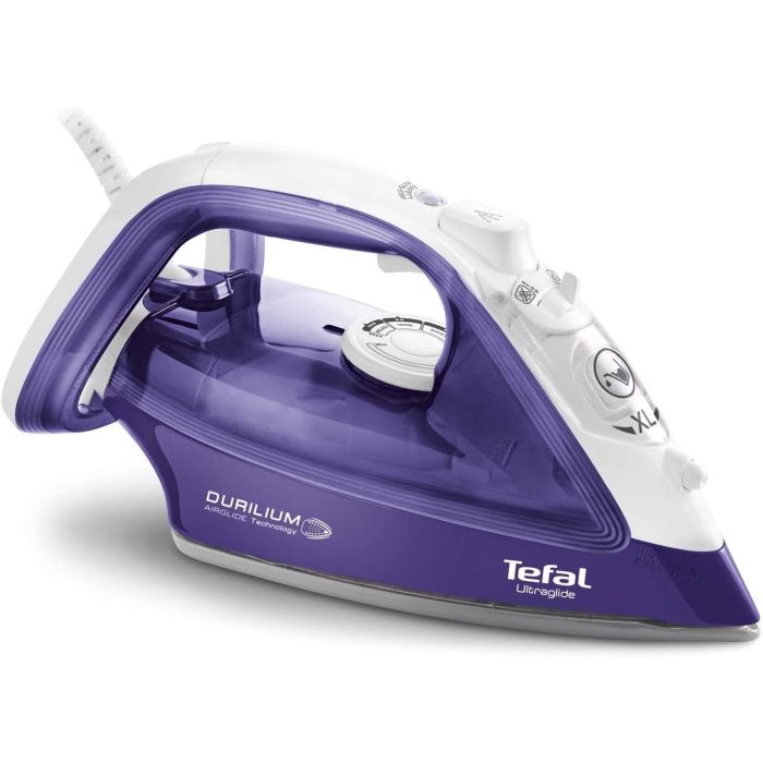 Tefal FV4092GO NEW Steam Iron Ultraglide with Anticalc System White & Purple