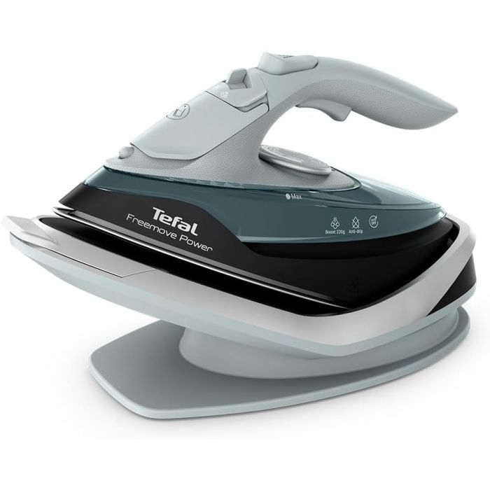 Tefal FV6672G0 Freemove Power Cordless Steam Iron Auto-Off 0.25L Eucalyptus
