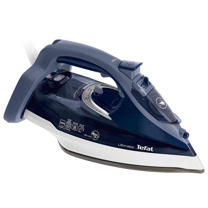 Tefal FV9736 Steam Iron Ultimate Anti Scale Iron Auto Clean 2800w 0.3L Blue