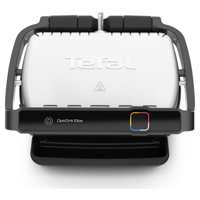 Tefal GC750D40 Grill OptiGrill Elite Digital Control 2000w Silver & Black