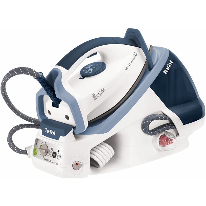 Tefal GV7450G0 NEW High Pressure Steam Generator Station Iron 1.7L 2100w Blue