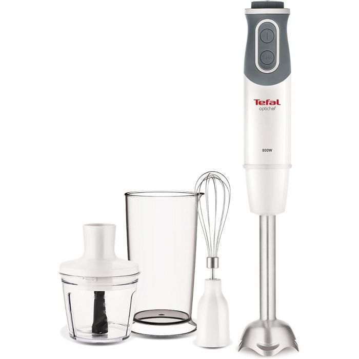 Tefal HB643140 Hand Blender Optichef 0.8L 800w White Snow & Quartzite