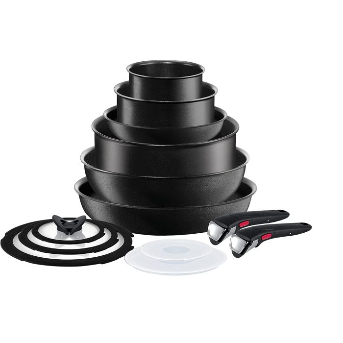 Tefal L6509042 Pan Set 13-Piece Ingenio Expertise Non-Stick Pots and Pans Black