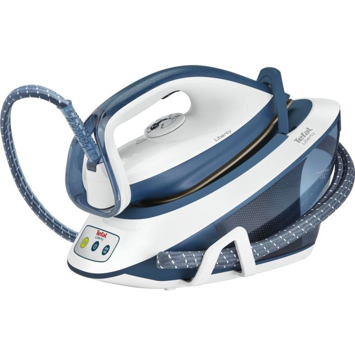 Tefal SV7030 Steam Generator Station Iron Anti Scale 2200w 1.5L Blue & White
