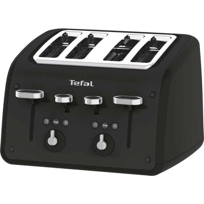 Tefal TF700N40 4-Slice Toaster Retra with Defrost Function 1700W Matte Black