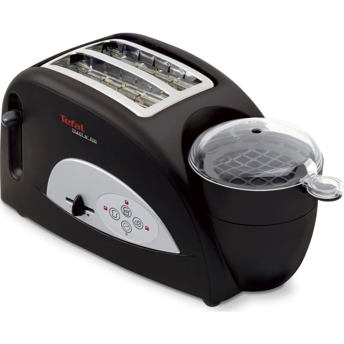 Tefal TT550015 2 Slice Toaster and Egg Maker Toast 'n' Egg 1200W - Black