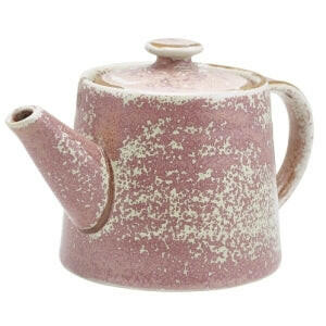 Genware Terra Porcelain Rose Teapot 50cl/17.6oz Case Size 6