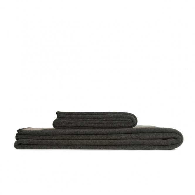 Charcoal Fleece Throw