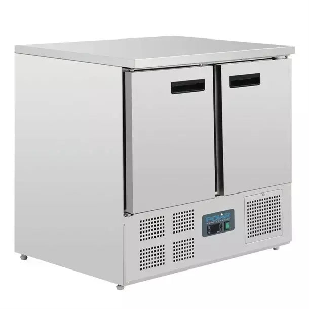 Polar U636 G-Series Double Door Counter Fridge 240 Litres
